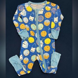 Little Sleepies Milk & Cookies Zippy